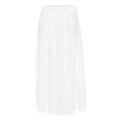 Abbildung von Part Two Getia Faltenrock, Damen, Größe: 40, Bright white