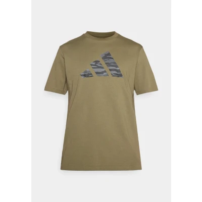 Abbildung von adidas Sportswear Codes Graphic Tshirt print, Herren, Größe: Small, Olive strata