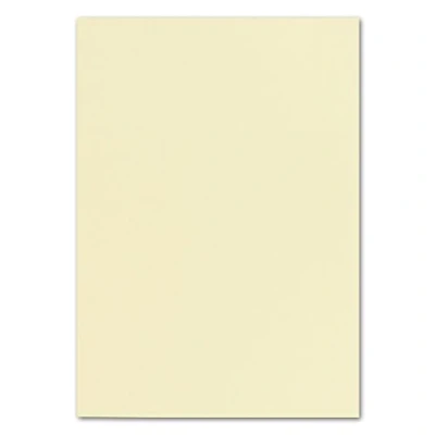 Abbildung von 100 DIN A4 Papier bögen Planobogen Vanille (Creme) 240 g/m² 21 x 29,7 cm Bastelbogen Ton Fotokarton Bastel Karton FarbenFroh