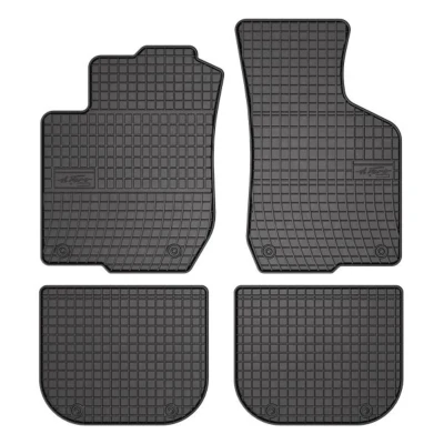 Abbildung von FROGUM 0732 Fußmattensatz Gummi vorne und hinten 4 schwarz Maßgefertigt AUDI: A3 Hatchback