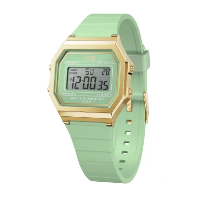 Abbildung von Ice Watch Retro Digitaluhr, Damen, Größe: One Size, Lagoon green