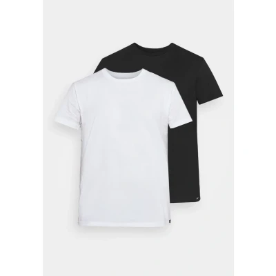 Abbildung von Lee Herren Twin Pack Crew T Shirts, Schwarz &amp; Weiß, L