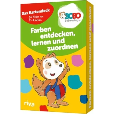 Abbildung von Bobo Siebenschläfer Farben entdecken, lernen und zuordnen: Das Kartendeck für Kinder von 2 4 Jahren. Farbenfrohes Lernspiel/Denkspiel mit bunten Bildergeschichten