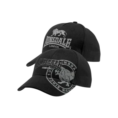 Abbildung von Lonsdale 2 PACK Cap, Herren, Größe: One Size, Black
