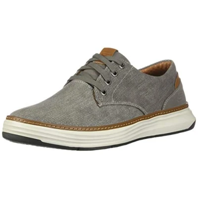 Abbildung von Skechers Herren Moreno Canvas Oxford Schuh, Beige Taupe TPE, 42 EU Weit