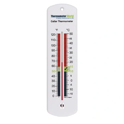Abbildung von Bier und Weinkellerthermometer Ideal zur Überwachung der oder Weintemperatur