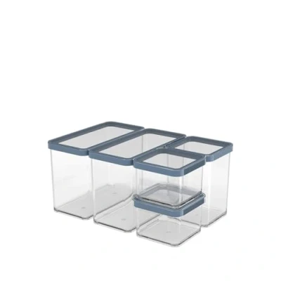 Abbildung von Rotho Loft Set Vorratsdosen 5 tlg. LOFT, Kunststoff (PP) BPA frei, transparent, (32.3 x 22.3 16.6 cm)
