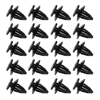 Abbildung von OTOTEC 100 x Auto Innentür Karten Verkleidungs Klemmen, Kunststoff, Stoßstangen Schutzblech Befestigung, kompatibel mit T3, T4, T25, 51411973500, 823867299