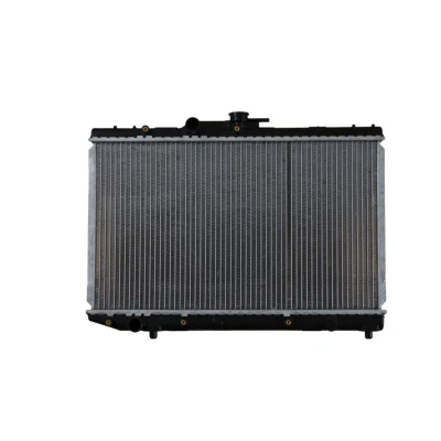 Abbildung von NRF 506725 Kühler, Motorkühlung Aluminium 585 325 18 mit Anbauteilen Kühlrippen gelötet TOYOTA: Starlet IV Hatchback, V Hatchback
