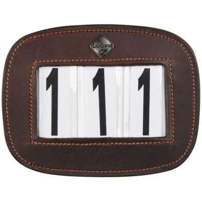 Abbildung von LeMieux Kopfnummern Saddle Pad Braun