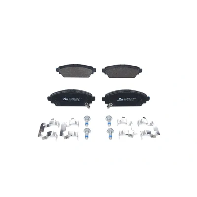 Abbildung von ATE 13.0460 5861.2 Bremsbelagsatz mit akustischer Verschleißwarnung Bremssattelschrauben Zubehör HONDA: Accord 6 Limousine, CIVIC 7 Hatchback