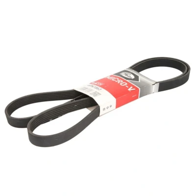 Abbildung von GATES 6PK1863 Keilrippenriemen 1863 6 Polyester, EPDM (Ethylen Propylen Dien Kautschuk) RoadMax Value Line AUDI: A8 D2, 80 B4 Saloon, A6 C4 Avant