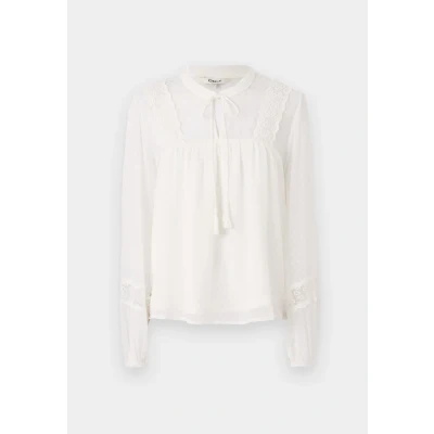 Abbildung von ONLY Damen Onltessa Eliza Ls Top Wvn, Cloud Dancer, L