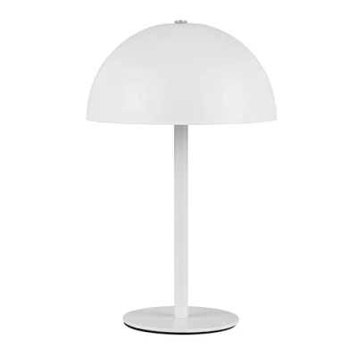 Abbildung von Reality Leuchten LED Akku Tischleuchte Munoz R54891131, Metall Weiß matt, inkl. 1.3 Watt LED, 4 fach Touch