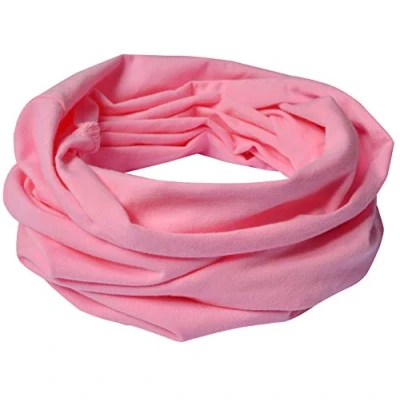 Abbildung von Miobo Kinder Baumwolle Loopschal Schlauchschal Rundschal Halstuch Rosa S