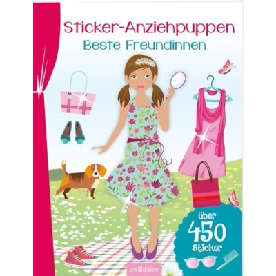 Abbildung von Sticker Anziehpuppen Beste Freundinnen: Über 450 Coole Styles für Modefans ab 5 Jahren