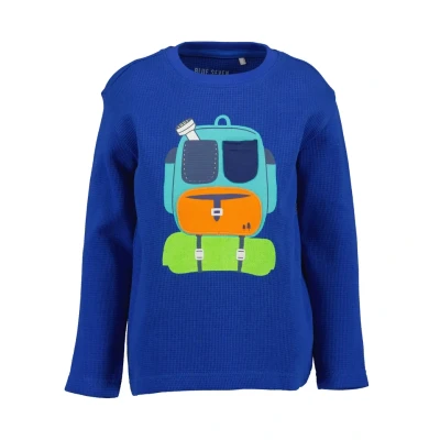 Abbildung von Blue Seven Long Sleeves Tshirt print für Kinder, Größe: 92, Blau
