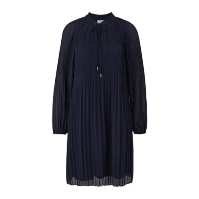 Abbildung von s.Oliver Black Label Blusenkleid, Damen, Größe: 48, Navy