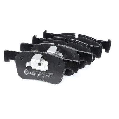 Abbildung von BREMBO P 06 070 Bremsbelagsatz für Verschleißwarnanzeiger vorbereitet mit Kolbenclip ohne Zubehör BMW: 3 GT, Touring, 4 Coupe kfzteile, mister auto,
