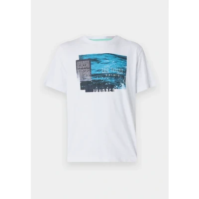Abbildung von TOM Tailor SLUB Photo Tshirt print, Herren, Größe: XXL, White