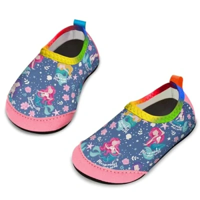 Abbildung von Yorgou Baby Strandschuhe Schwimmschuhe Badeschuhe Wasserschuhe Schnelltrocknende Aquaschuhe rutschfest Barfuss Schuh für Kinder Beach Pool