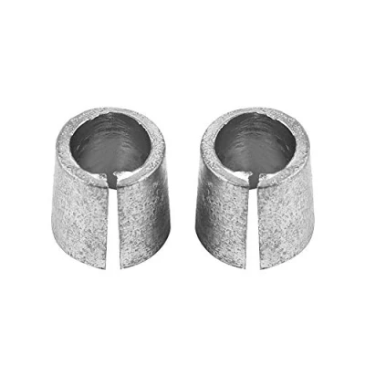 Abbildung von KIMISS Autobatterie Anoden Kathodenhülsen, 1 Paar Batterieklemmenkonverter Pfostenadapter, Metallmaterial Silber Batteriehüllen
