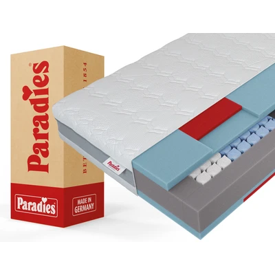 Abbildung von Paradies Taschenfederkernmatratze "Paradies Prolife Strong XXL Version des Testsiegers*" 22 cm hoch Raumgewicht: 35 kg/m3 1 Stk. tlg. Kaltschaumversion Note GUT (2,2), getestet in 90x200 cm, Härtegrad 3