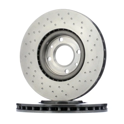 Abbildung von BREMBO XTRA LINE 09.A185.1X Bremsscheibe 302 26 4 gelocht/innenbel. beschichtet hochgekohlt mit Schrauben PEUGEOT: 308 I SW, 5008 I, Hatchback