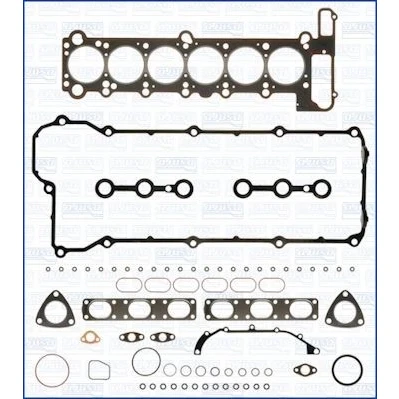 Abbildung von AJUSA 52141400 Dichtungssatz, Zylinderkopf mit Zylinderkopfdichtung, Ventilschaftabdichtung FIBERMAX BMW: 3 Saloon, Convertible