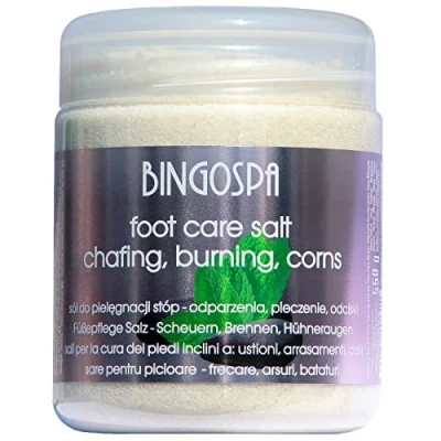 Abbildung von Salz fur Fusse anfallig Wunde Stellen und Blasen 550 g BINGOSPA