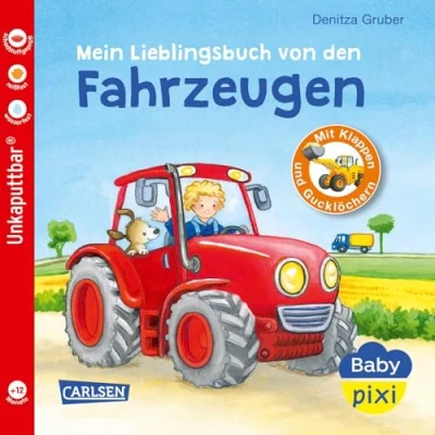 Abbildung von Baby Pixi (unkaputtbar) 68: Mein Lieblingsbuch von den Fahrzeugen: Ein Buch mit Klappen und Gucklöchern ab 1 Jahr (68)