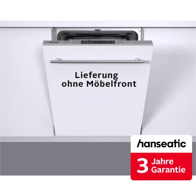 Abbildung von Hanseatic vollintegrierbarer Geschirrspüler "HGVI6082C13J7713DS" 13 Maßgedecke inkl. 3 Jahre Herstellergarantie