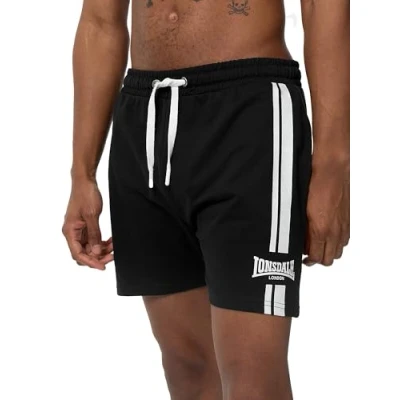 Abbildung von Lonsdale Herren Shorts Normale Passform ARDCHARNICH Black/White XL 117368