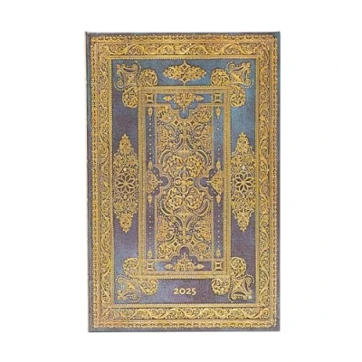 Abbildung von Paperblanks 12 Monatskalender 2025, Blue Luxe, Maxi, Vertikal, Elastikband Verschluss