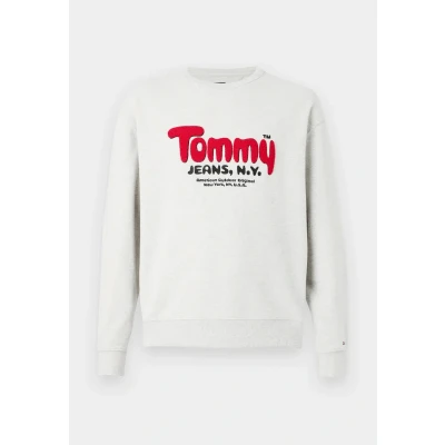 Abbildung von Tommy Jeans Boucle Sweatshirt, Herren, Größe: 54, Grey