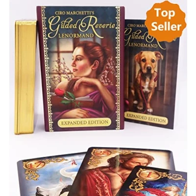 Abbildung von Gilded Reverie Lenormand: Mit 8 Zusatzkarten und Booklet: Booklet