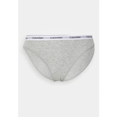 Abbildung von Calvin Klein Damen Slip Bikini Form Unterwäsche, Grau (Grey Heather), M