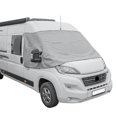 Abbildung von Frontscheibenabdeckung passend für FIAT Ducato X290 Weiß,Grau Wohnmobil UVSchutz (Grau)