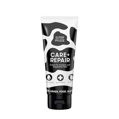 Abbildung von EUTERPFLEGE Pflegecreme, intensive Pflege für trockene Haut, Feuchtigkeitscreme Hand und Körper, parfümfrei, Allergiker geeignet, 100ml