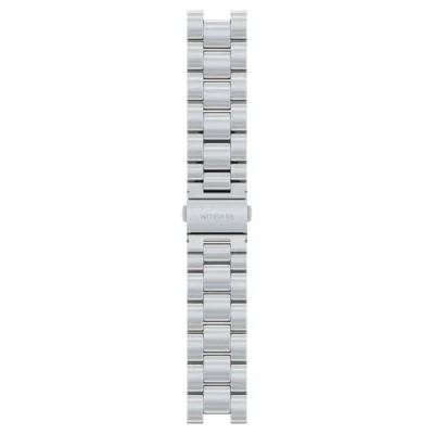 Abbildung von WITHINGS Metal full links Silber Schiefergrau für Scanwatch Horizon