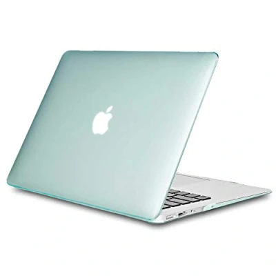 Abbildung von TECOOL Hülle Kompatibel mit Alten MacBook Air 13 Zoll 2010 2017 A1466 A1369, Ultradünne Schutzhülle Hartschale Case, Nicht neuen 2018 2024, Kristall Minzgrün
