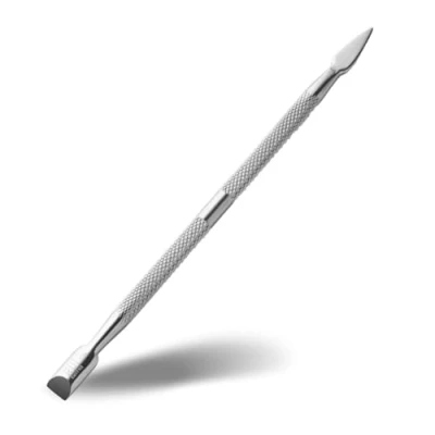 Abbildung von Rui Smiths Profi Doppelendiger hypoallergener Edelstahl Metallschieber (Nagelhautschieber) Cuticle Pusher Stil No. 104