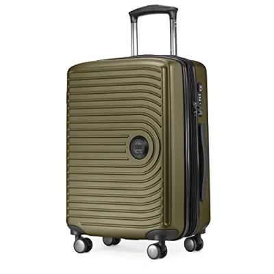 Abbildung von HAUPTSTADTKOFFER Mitte Handgepäck 55x40x23, TSA, 4 Rollen, Reisekoffer, Hartschalenkoffer, Rollkoffer, Handgepäckkoffer, Bordgepäck Koffer, Avocado