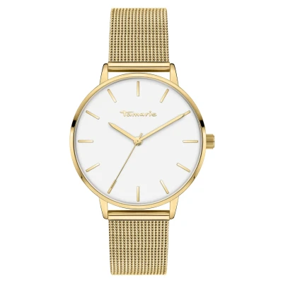 Abbildung von Tamaris TT 0002 MQ Armbanduhr (Gold/Weiß)