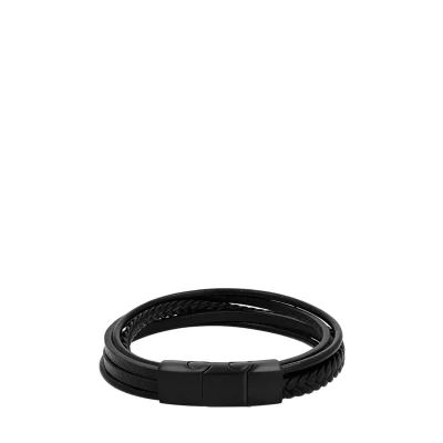 Abbildung von s.Oliver Armband, Herren, Größe: One Size, Black