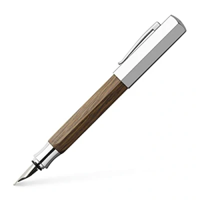 Abbildung von Faber Castell 147580 Füllfederhalter Ondoro Räuchereiche, Feder: M, Schaftfarbe: braun