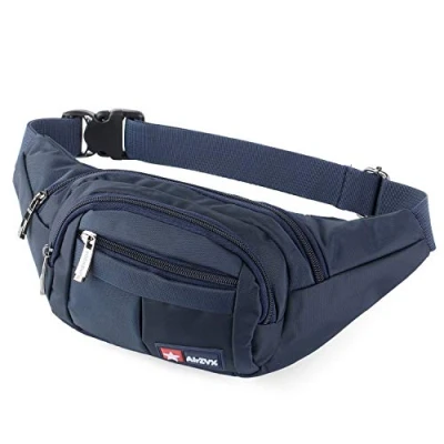 Abbildung von wasserdichte Bauchtasche Geeignet für Reise, Sport &amp; alle Outdoor Aktivitäten, Hüfttasche Damen und Herren, Wasserdicht Hüfttaschen Running (Dunkelblau)