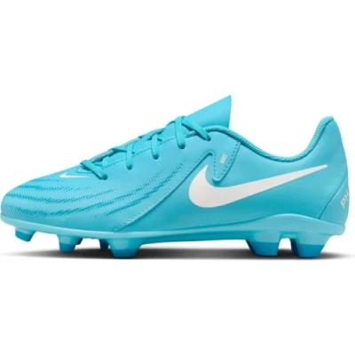 Abbildung von Nike Performance JR Phantom GX II CLUB FG/MG Unisex Fußballschuh Nocken für Kinder, Größe: 37.5, Blue fury/white Schuhe