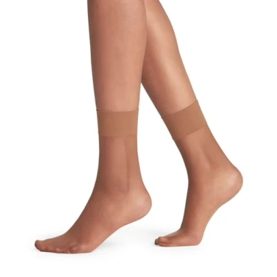 Abbildung von FALKE Damen Shelina 12 DEN W SO Ultra transparent einfarbig 1 Paar Socken, Braun (Hazel 5187), 39 42