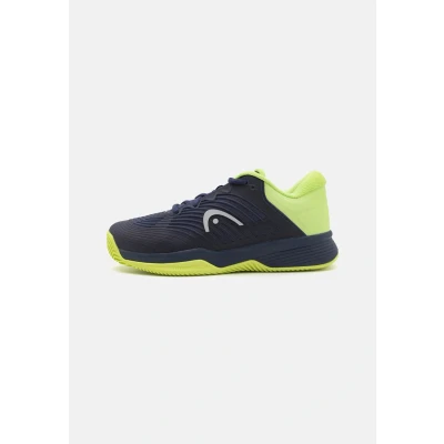 Abbildung von Head Revolt PRO 4.5 CLAY Junior Unisex Multicourt Tennisschuh für Kinder, Größe: 39, Navy/lime Schuhe